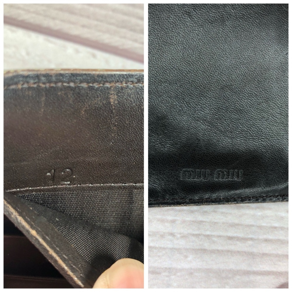 Miu Miu Dark Brown Wallet - image 5
